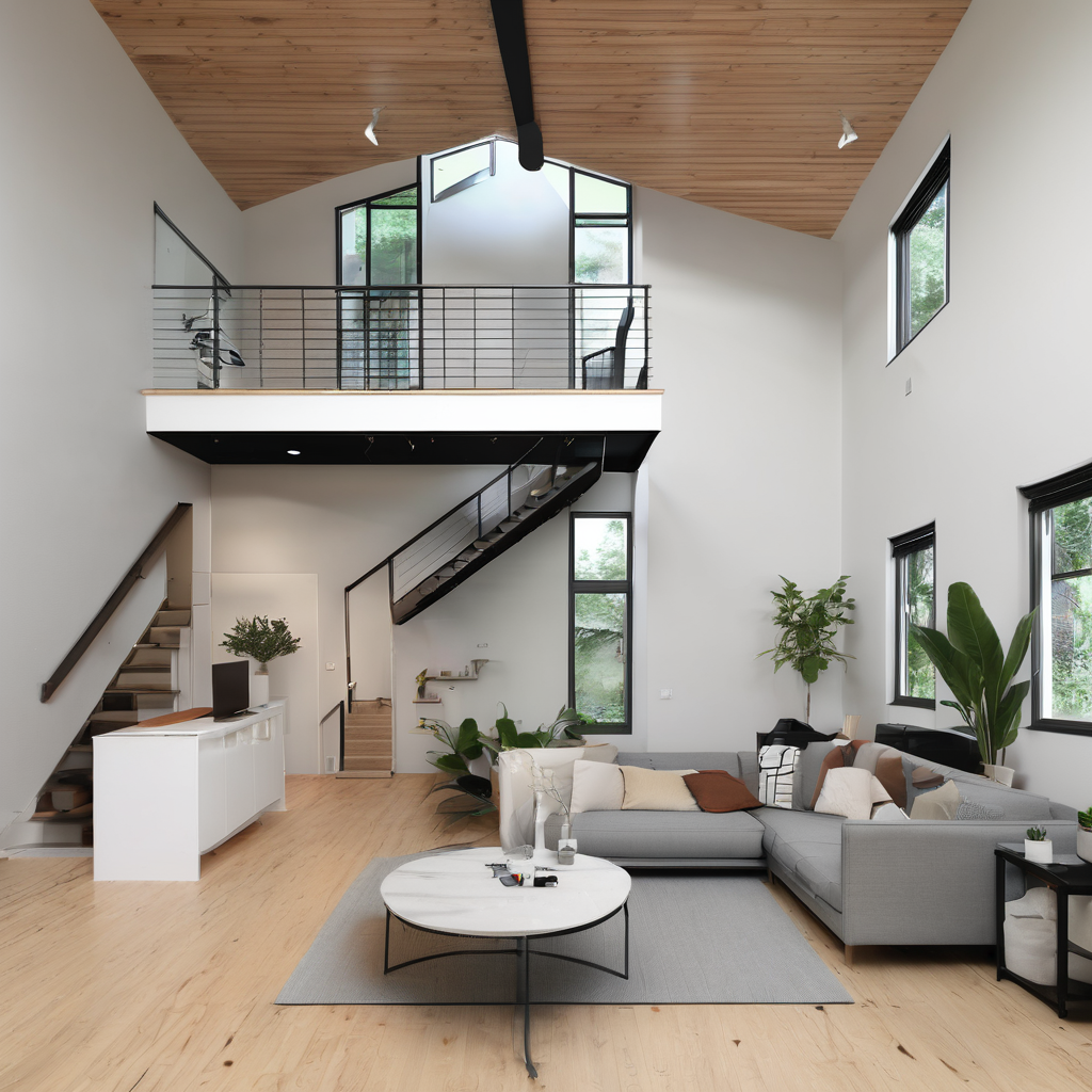 Real Estate minimalist 2nd-floor ADU